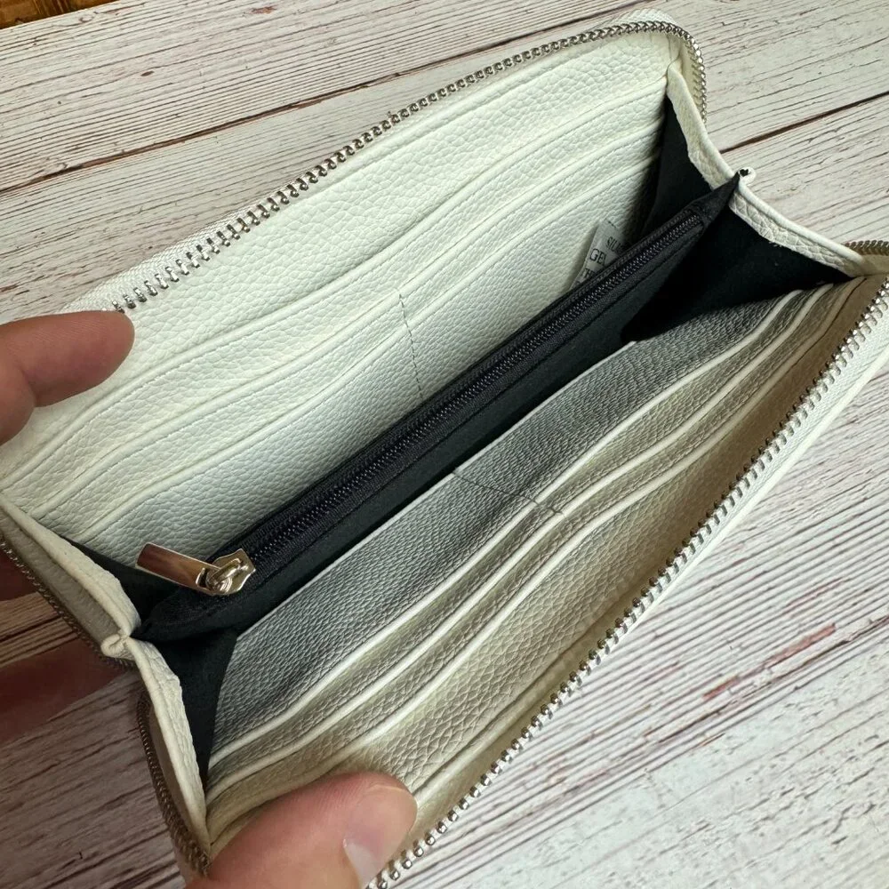 SKINNYDIP LONDON White Flower Stud Long Wallet - Picture 3 of 4